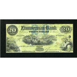 Elgin, PC- Zimmerman Bank $20 185x Ch. #