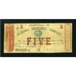 Montgomery, AL- Alabama Insurance Company $5