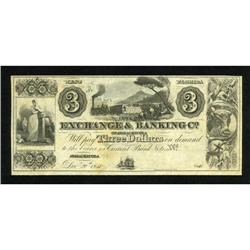 Apalachicola, FL- Exchange & Banking Co. $3 Dec