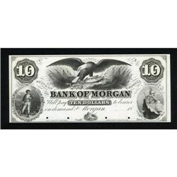 Morgan, GA- Bank of Morgan $10 18__ G12 Proof