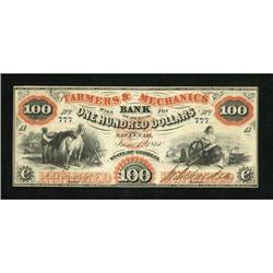 Savannah, GA- Farmers and Merchants Bank $100