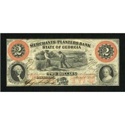 Savannah, GA- Merchants and Planters Bank $2
