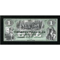 Savannah, GA- Timber Cutter's Bank $1 18__ G2b