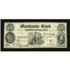 Image 1 : Ft. Leavenworth, KS- Merchants Bank $3Aug. 21,