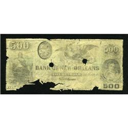 New Orleans, LA- Bank of New Orleans $500 18__