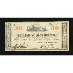 New Orleans, LA- City of New Orleans 50c May 6,