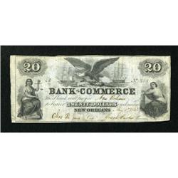 New Orleans,LA- Bank of Commerce $20 May 1, 1862