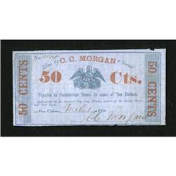 New Orleans, LA- C.C. Morgan 50c March 1, 1862