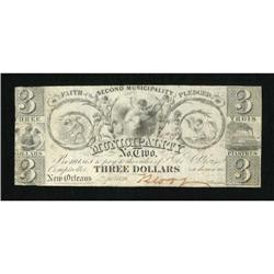 New Orleans, LA- Municipality No. Two $3 Dec. 1,