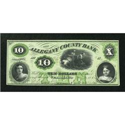 Cumberland, MD- Allegany County Bank $10 Jan. 7,