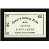 Image 1 : Boston, MA- Comer's College Bank R 50c Undated