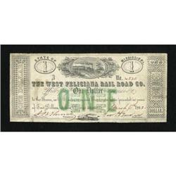 Woodville, MS- West Feliciana Rail Road Co. $1