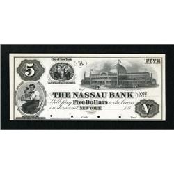 New York, NY- The Nassau Bank $3 18__ G6 Proof