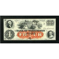 Washington, NC- Bank of Washington $4 18__ G8a