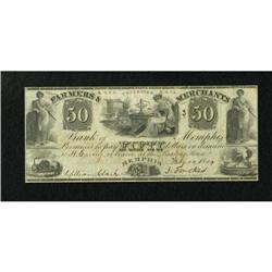 Memphis, TN- Farmers & Merchants Bank $50 Feb.