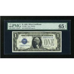 Fr. 1600 $1 1928 Silver Certificate. PMG Gem