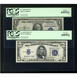 Fr. 1608 $1 1935A Silver Certificate. PCGS Gem