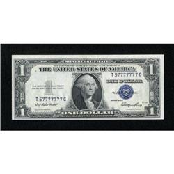 Special Serial Number Fr. 1614 $1 1935E Silver