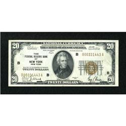 Fr. 1870-B $20 1929 Federal Reserve Bank Note.