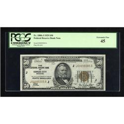 Fr. 1880-J $50 1929 Federal Reserve Bank Note.