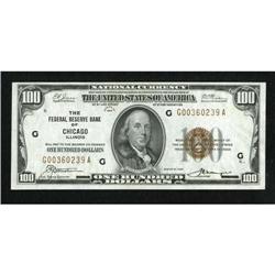 Fr. 1890-G $100 1929 Federal Reserve Bank Note.