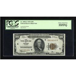 Fr. 1890-G $100 1929 Federal Reserve Bank Note.