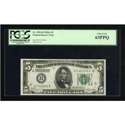 Fr. 1951-H $5 1928A Federal Reserve Note. PCGS