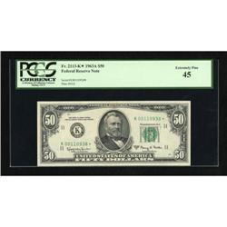 Fr. 2113-K* $50 1963A Federal Reserve Star Note.