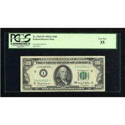 Fr. 2163-I* $100 1963A Federal Reserve Note.