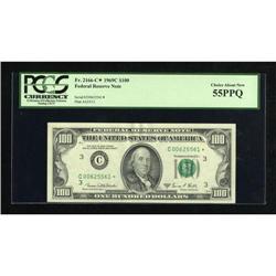 Fr. 2166-C* $100 1969C Federal Reserve Note.