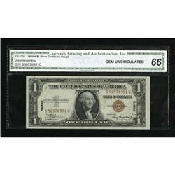 Fr. 2300 $1 1935A Hawaii Silver Certificate. CGA