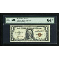 Fr. 2300 $1 1935A Hawaii Silver Certificate. PMG