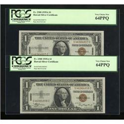 Fr. 2300 $1 1935A Hawaii Silver Certificates.