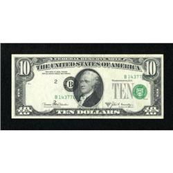 Fr. 2020-B $10 1969B Federal Reserve Note.