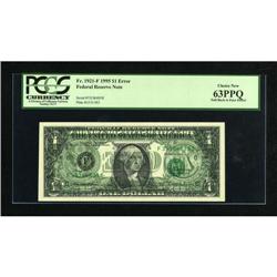 Fr. 1921-F $1 1995 Federal Reserve Note. PCGS