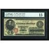 Image 1 : Fr. 16 $1 1862 Legal Tender PMG Choice Fine 15.