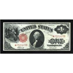 Fr. 37 $1 1917 Legal Tender Star Note Extremely