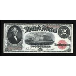 Fr. 60 $2 1917 Legal Tender Extremely Fine-About