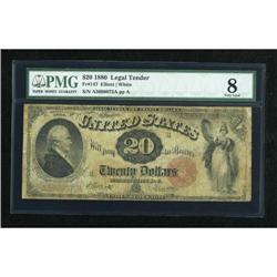 Fr. 147 $20 1880 Legal Tender PMG Very Good 8.