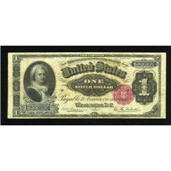 Fr. 222 $1 1891 Silver Certificate Very Fine.