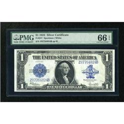 Fr. 237 $1 1923 Silver Certificate PMG Gem
