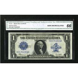 Fr. 237 $1 1923 Silver Certificate CGA Gem