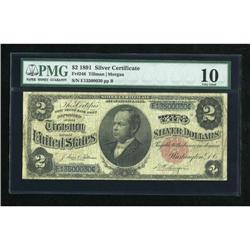 Fr. 246 $2 1891 Silver Certificate PMG Very Good