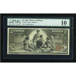 Fr. 248 $2 1896 Silver Certificate PMG Very Good