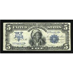 Fr. 273 $5 1899 Silver Certificate Very Good.