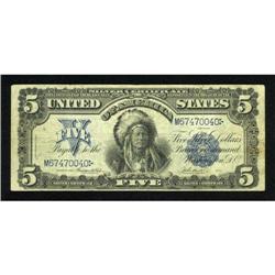 Fr. 278 $5 1899 Silver Certificate Fine.