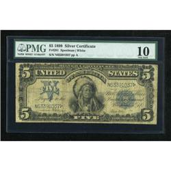 Fr. 281 $5 1899 Silver Certificate PMG Very Good
