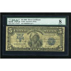 Fr. 281 $5 1899 Silver Certificate PMG Very Good