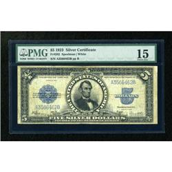 Fr. 282 $5 1923 Silver Certificate PMG Choice