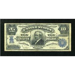 Fr. 304 $10 1908 Silver Certificate Very Good.